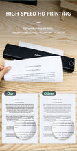 Load image into Gallery viewer, A4 Thermal Portable Printer