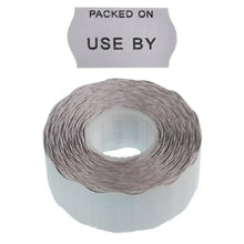Load image into Gallery viewer, 'Packed On/Use By' Freezer Grade 26x16mm Labels - Get Labels