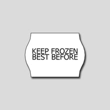 Load image into Gallery viewer, 'Keep Frozen/Best Before' Freezer Grade 22x16mm Labels - Get Labels