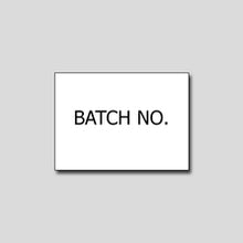 Load image into Gallery viewer, 'Batch No' Freezer Grade 22x16mm Labels - Get Labels