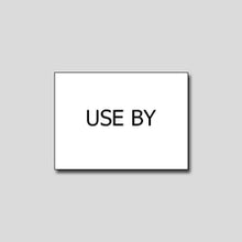 Load image into Gallery viewer, 'Use By' Freezer Grade 23x16mm Labels - Get Labels