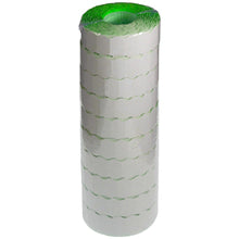 Load image into Gallery viewer, Permanent 22x12mm Fluoro Green Tamper Proof Labels - Get Labels