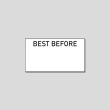 Load image into Gallery viewer, 'Best Before' Permanent 22x12mm Labels - Get Labels
