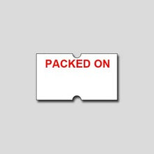 Load image into Gallery viewer, 'Packed On' Freezer Grade 21x12mm Labels - Get Labels