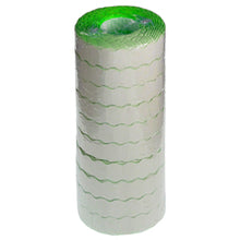 Load image into Gallery viewer, Permanent 18x11mm Fluoro Green Tamper Proof Labels - Get Labels