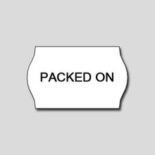 Load image into Gallery viewer, 'Packed On' Freezer Grade 26x16mm Labels - Get Labels