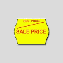 Load image into Gallery viewer, 'Reg Price/Sale Price' Permanent 22x16mm Labels - Get Labels