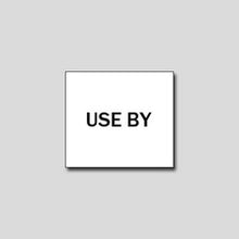 Load image into Gallery viewer, 'Use By' Freezer Grade 16x18mm Labels - Get Labels