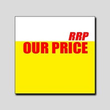 Load image into Gallery viewer, 'RRP/Our Price' Removable 29x28mm Labels - Get Labels