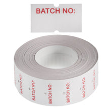 Load image into Gallery viewer, 'Batch No.' Freezer Grade 21x12mm Labels - Get Labels
