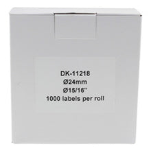 Load image into Gallery viewer, Brother DK11218 Compatible Circle Labels - Get Labels
