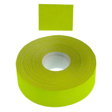 Permanent 26x28mm Fluoro Yellow Labels - Get Labels
