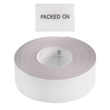 'Packed On' Freezer Grade 23x16mm Labels - Get Labels