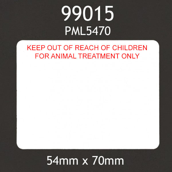 Veterinary Labels 54mm x 70mm – Get Labels