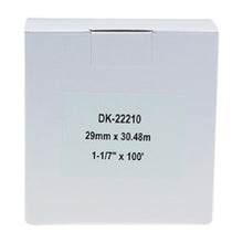 Load image into Gallery viewer, Brother DK22210 Compatible Continuous Label Tape - Get Labels
