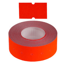 Permanent 21x12mm Fluoro Red Labels - Get Labels
