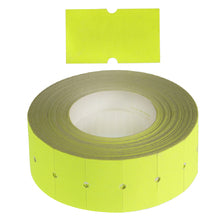 Removable 21x12mm Fluoro Yellow Labels - Get Labels