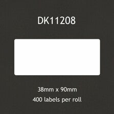 Brother DK11208 Compatible Large Address Labels - Get Labels