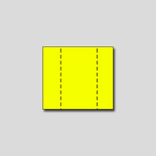 Load image into Gallery viewer, Permanent 16x18mm Fluoro Yellow Tamper Proof Labels - Get Labels
